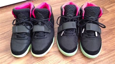 nike air yeezy 2 authentic fake comparison|where to buy yeezy 2.